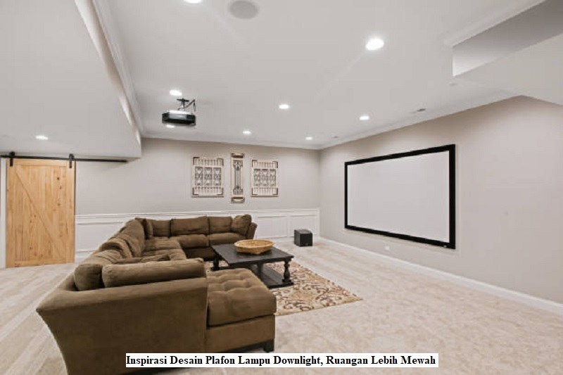 Desain Plafon Lampu Downlight