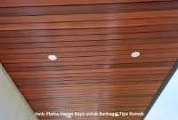 Plafon Papan Kayu